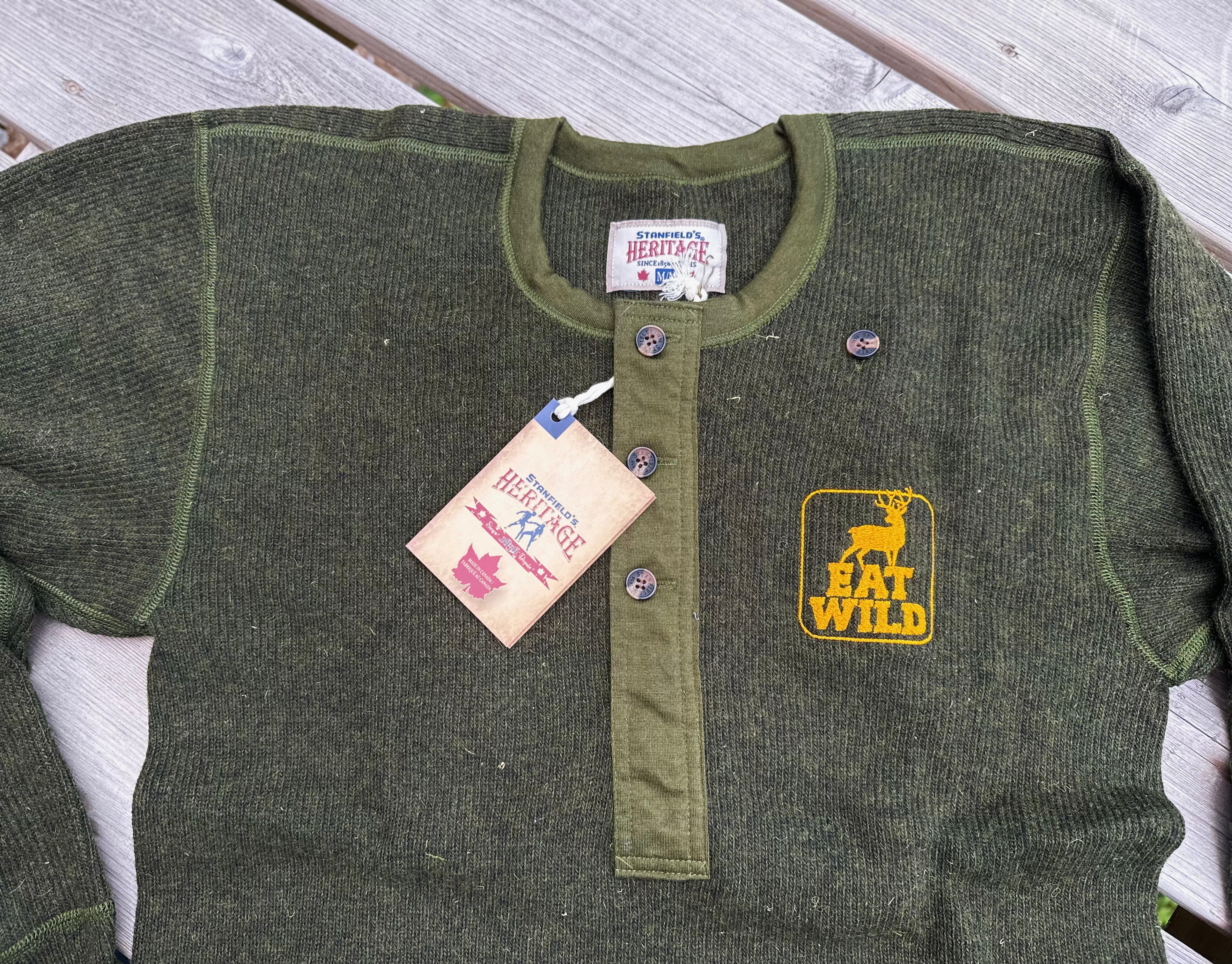 EatWild Green Wool Stanfield