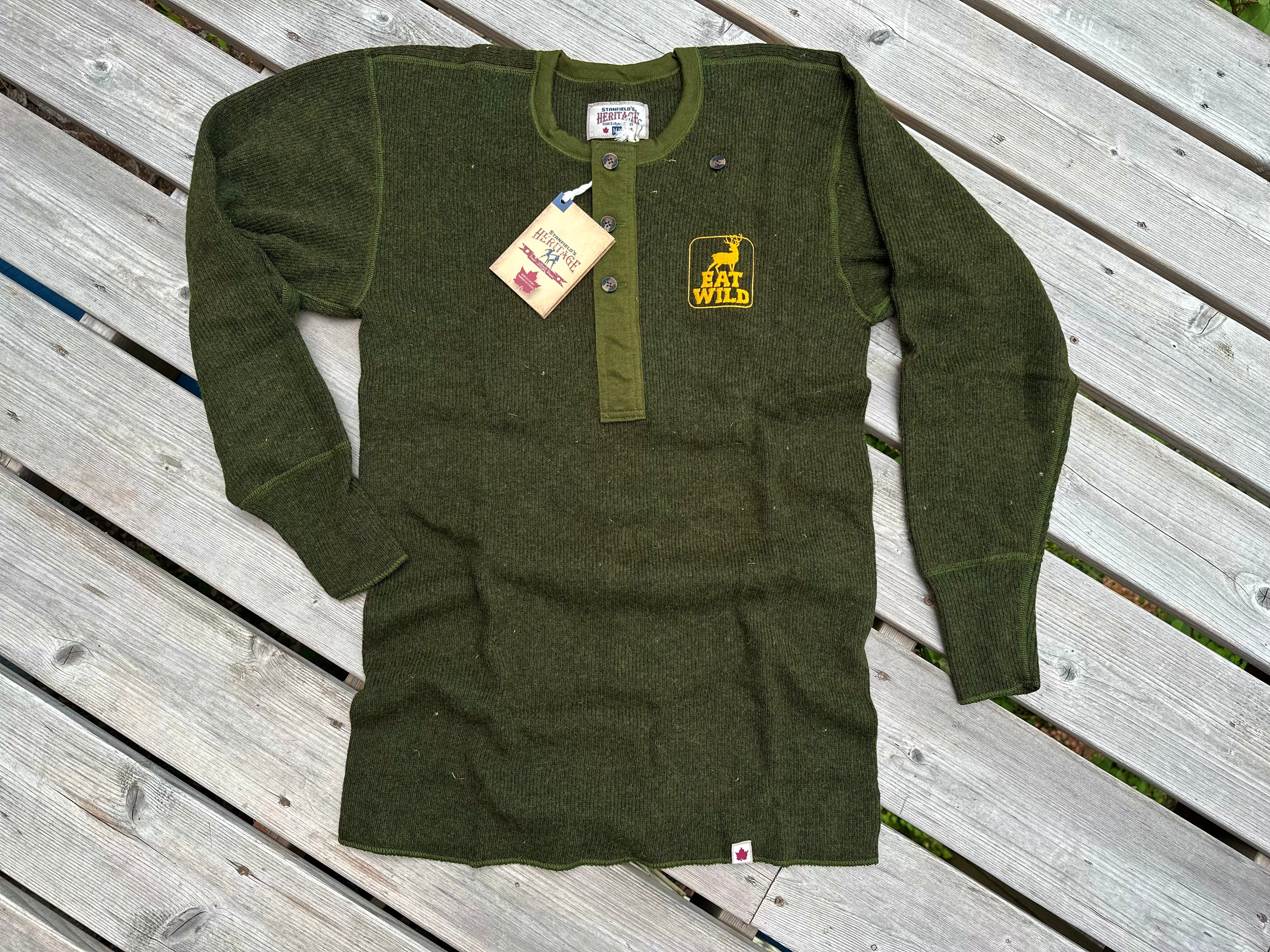 EatWild Green Wool Stanfield