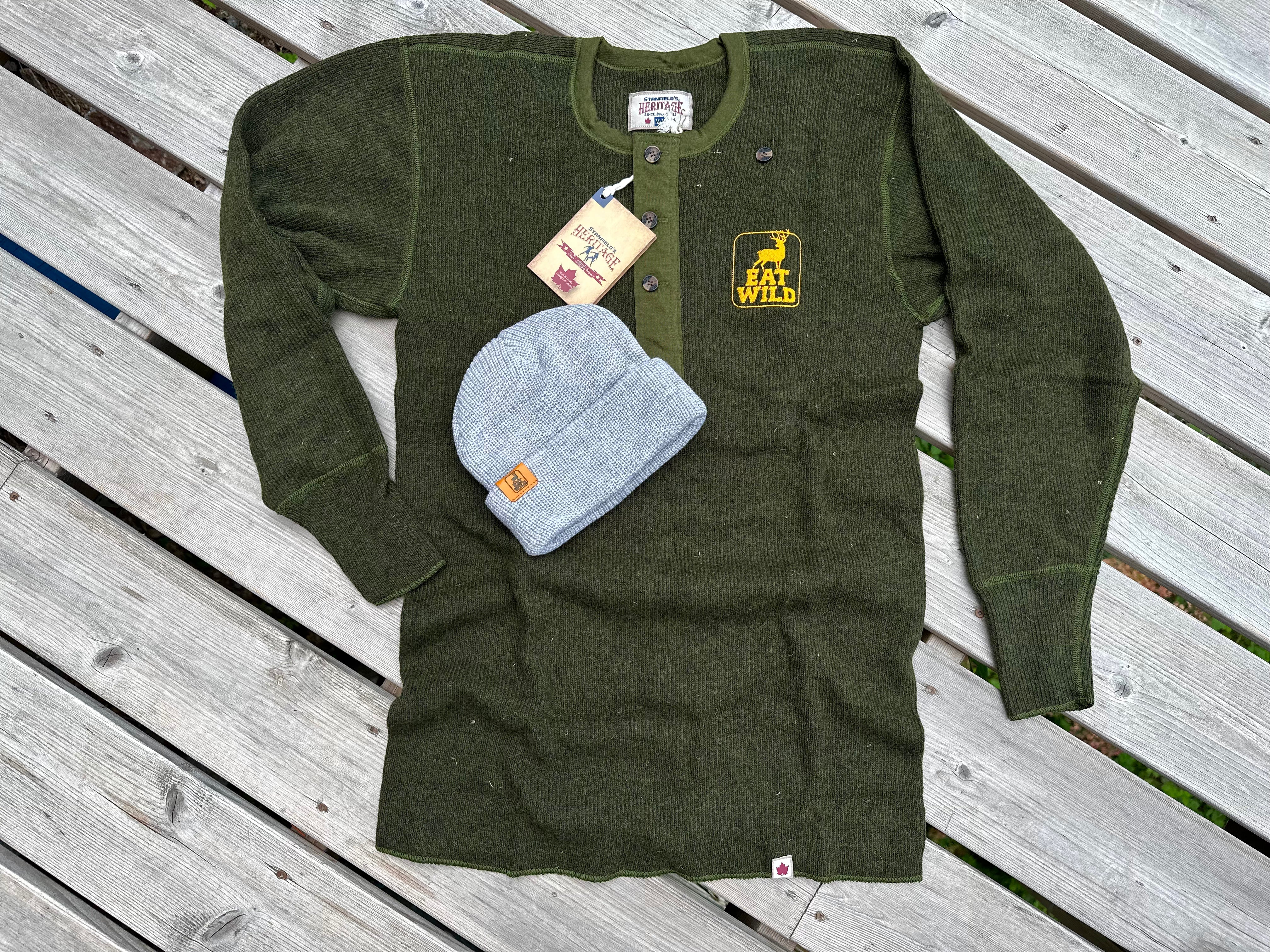 EatWild Green Wool Stanfield